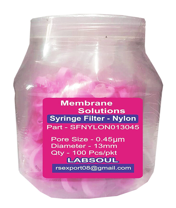 13mm Nylon Syringe Filters 0.45um