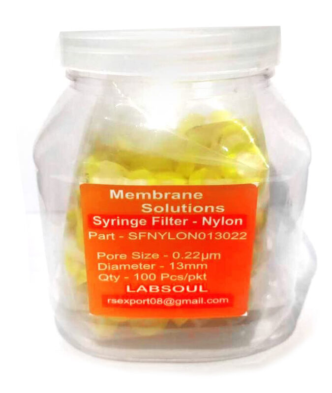 13mm Nylon Syringe Filters 0.22um